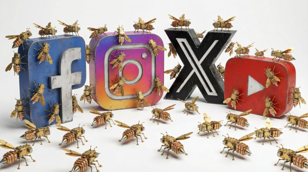 Bots Swarm Social Media Twisting Truth into Chaos